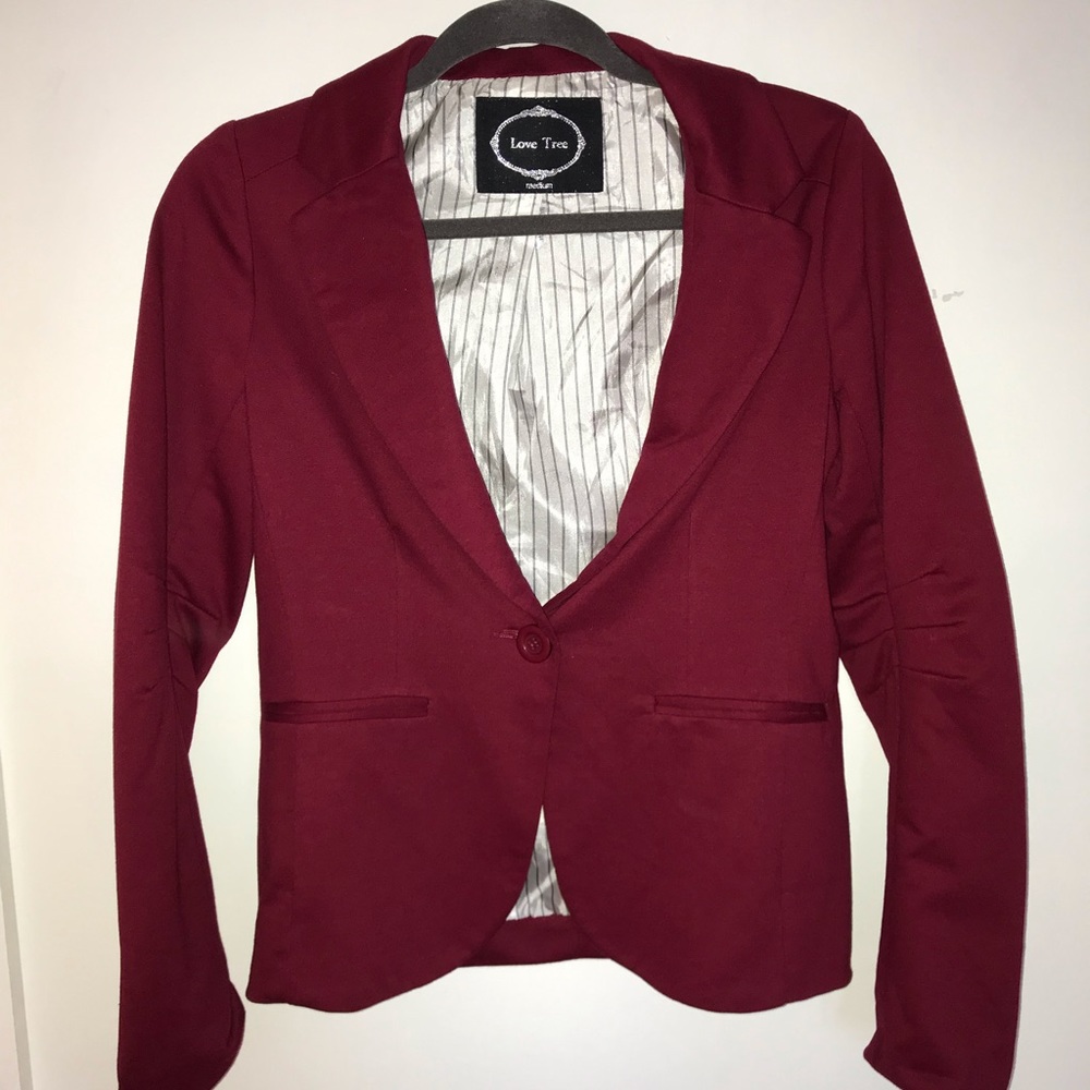 Red blazer